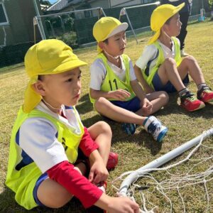 山鹿こども園サッカー教室